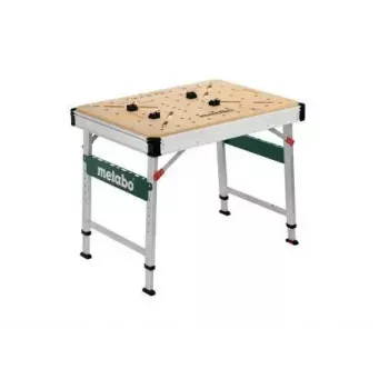 Stalas lauko darbams Metabo MWB 100, smėlio metaliko, stačiakampis, 710 mm plotis