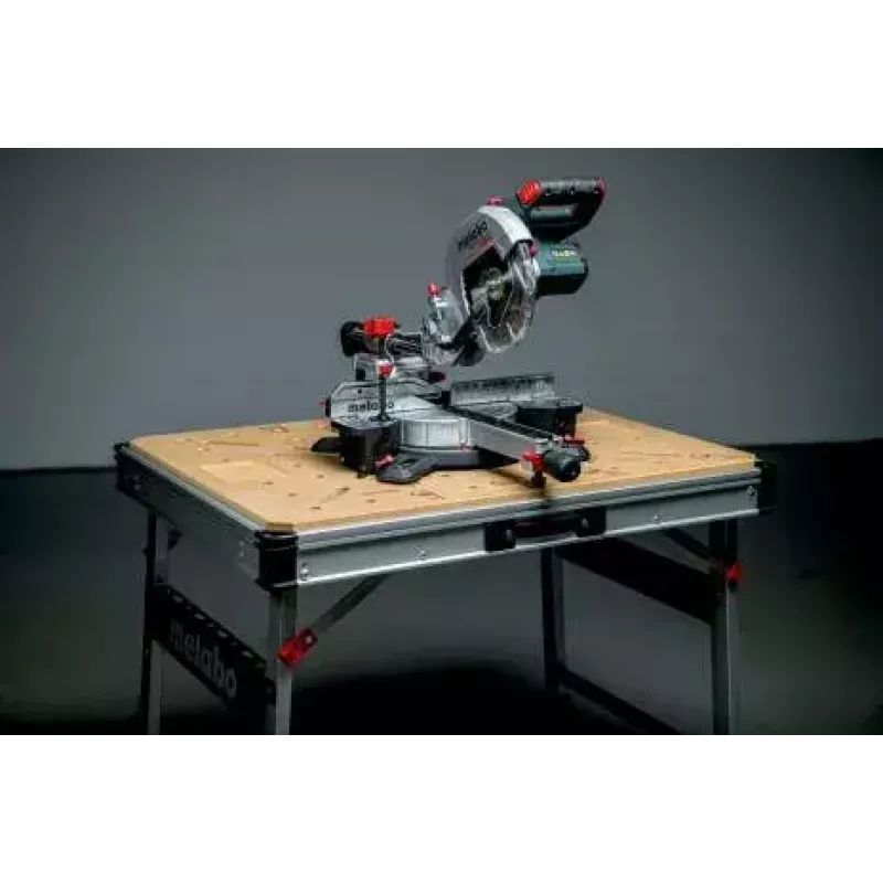 Stalas lauko darbams Metabo MWB 100, smėlio metaliko, stačiakampis, 710 mm plotis