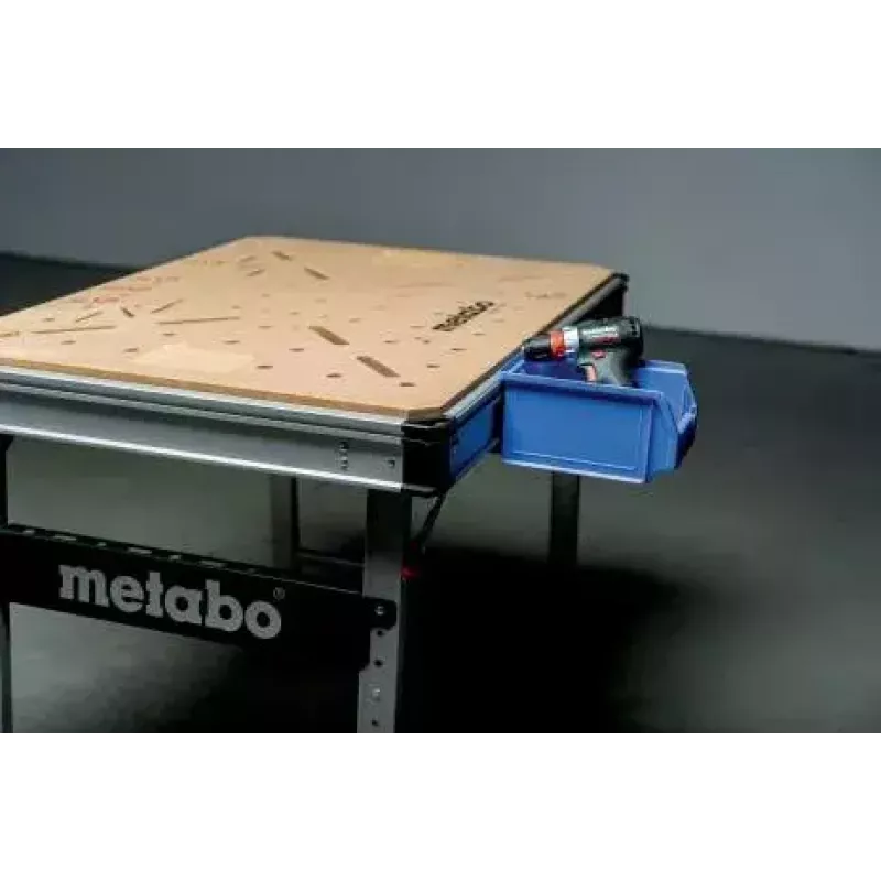 Stalas lauko darbams Metabo MWB 100, smėlio metaliko, stačiakampis, 710 mm plotis