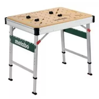 Stalas lauko darbams Metabo MWB 100, smėlio metaliko, stačiakampis, 710 mm plotis