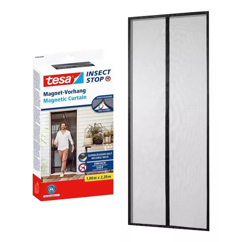 TESA 55374-00000-00 tinklinės durys nuo uodų, plotis 800 mm, aukštis 2200 mm, antracitas