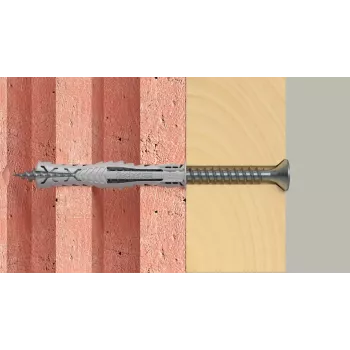 Fischer 568106 plėtimosi kaištis nailoninis 6 mm x 50 mm, 100 vnt. dėžutėje