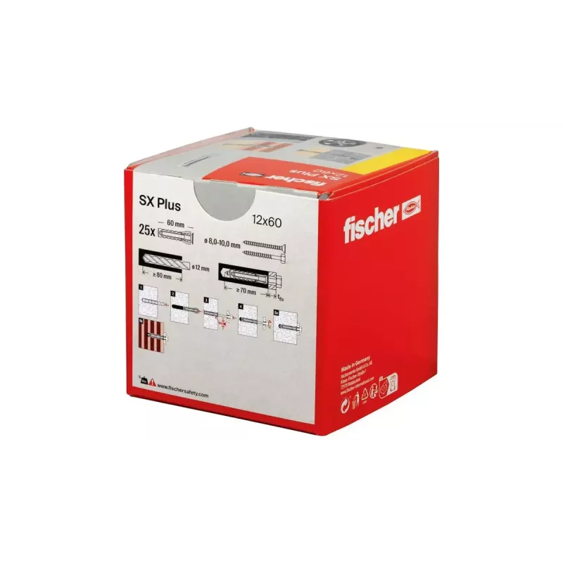 Inkarinis kaištis Fischer 568012 60 mm Nailonas 25 vnt.