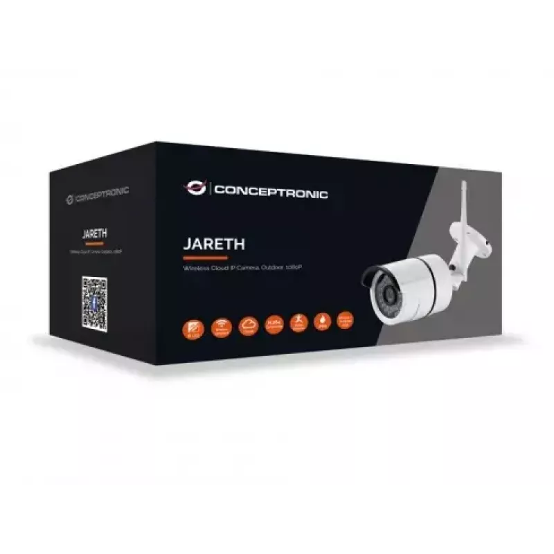 Conceptronic Jareth Bullet IP apsaugos kamera 2 MP, 1920 × 1080, vidaus / lauko, lubų / sienos montavimui