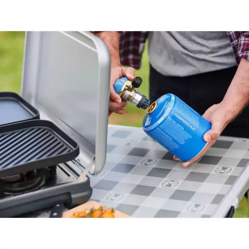 Kepimo grotelės Camping Kitchen 2 Grill & Go CV Campingaz stačiakampės metalinės 490x350x100 mm