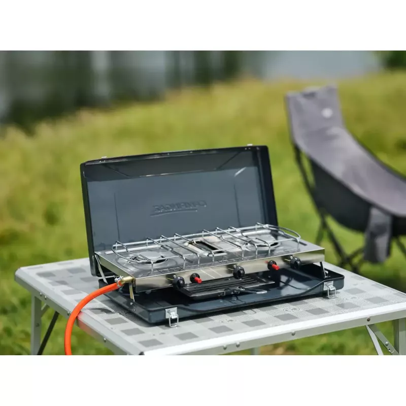 Kepimo grotelės Camping Kitchen 2 Grill & Go CV Campingaz stačiakampės metalinės 490x350x100 mm