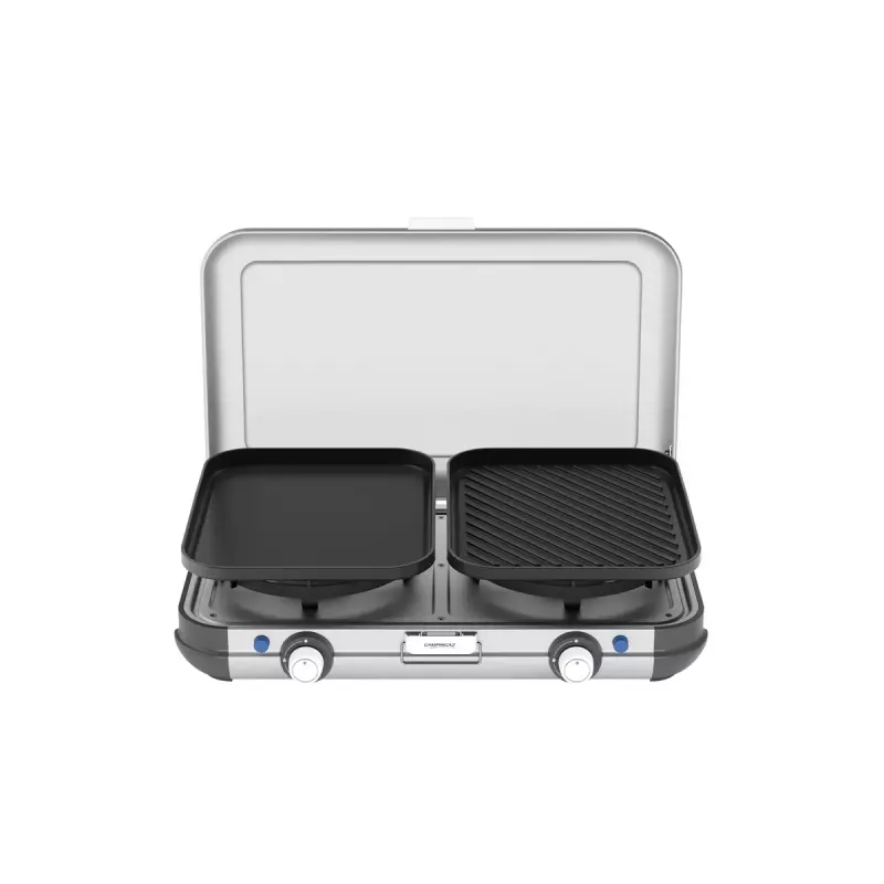Kepimo grotelės Camping Kitchen 2 Grill & Go CV Campingaz stačiakampės metalinės 490x350x100 mm