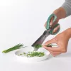 Brabantia Tasty+ virtuvinės žirklės 225 mm, žalios, prieskoninėms žolelėms