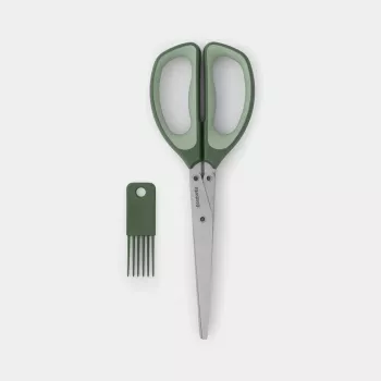 Brabantia Tasty+ virtuvinės žirklės 225 mm, žalios, prieskoninėms žolelėms