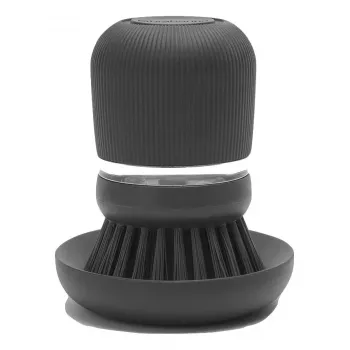 Šepetys indams plauti su dozatoriumi Brabantia 302626 pilka 86mm x 86mm x 105mm