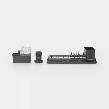 Brabantia 660184 Laisvai pastatomas indų džiovintuvas 200 mm plotis 463 mm gylis 126 mm aukštis