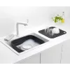 Indų plovimo dubuo Brabantia 302664 stačiakampis pilkas 374x344x161 mm