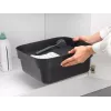 Indų plovimo dubuo Brabantia 302664 stačiakampis pilkas 374x344x161 mm