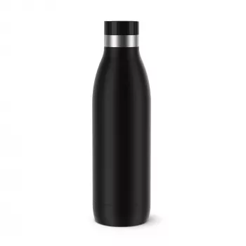 EMSA Bludrop Color N31109 kasdieninis 700 ml nerūdijančio plieno butelis juodas