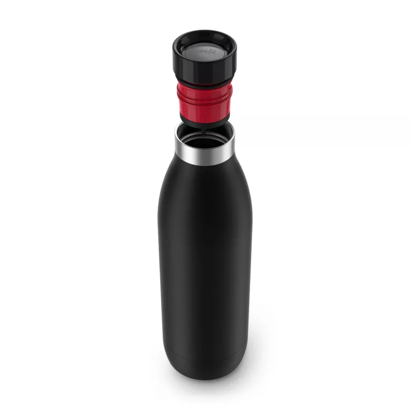 EMSA Bludrop Color N31109 kasdieninis 700 ml nerūdijančio plieno butelis juodas