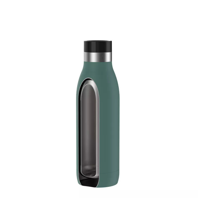 EMSA Bludrop Color N31109 kasdieninis 700 ml nerūdijančio plieno butelis juodas