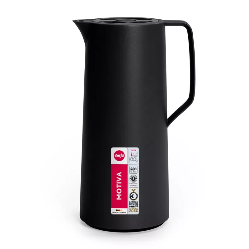 EMSA Motiva vienvietis arbatinukas 1000 ml juodas