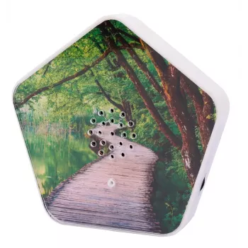 Garsų mašina Olympia Sounds of Nature, balta, kompaktiška 135×30×130 mm
