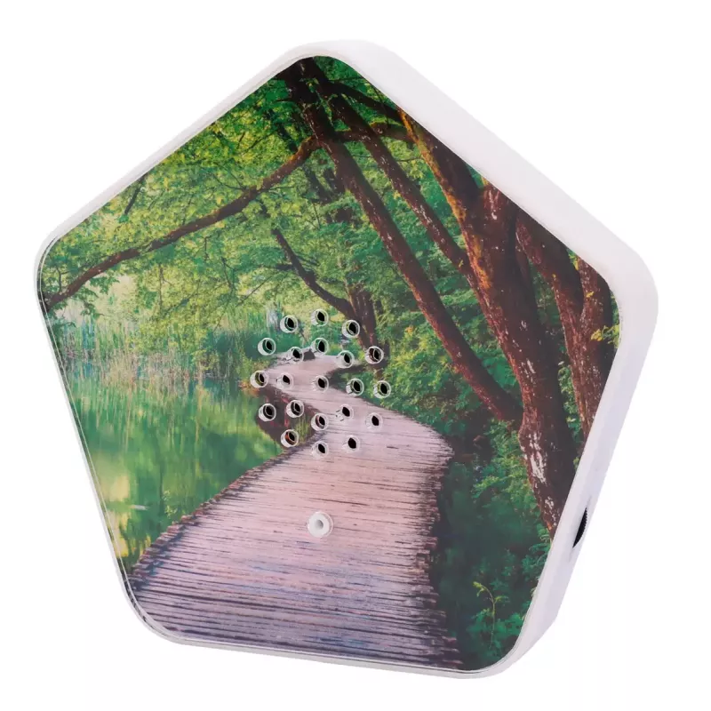 Garsų mašina Olympia Sounds of Nature, balta, kompaktiška 135×30×130 mm