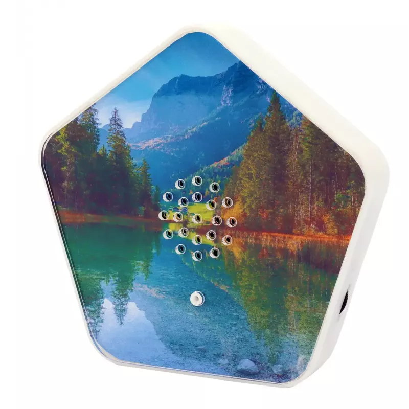 Garsų mašina Olympia Sounds of Nature, balta, kompaktiška 135×30×130 mm