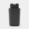 Brabantia 302503 virtuvinis muilo dozatorius, tamsiai pilkos spalvos