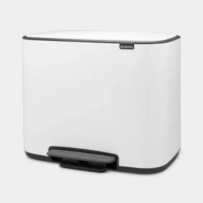 Brabantia 121388 stačiakampis šiukšlių konteineris 36 l baltas