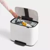 Brabantia 121388 stačiakampis šiukšlių konteineris 36 l baltas