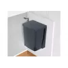 Brabantia 395246 įmontuojama šiukšlių dėžė, 10 L, juoda
