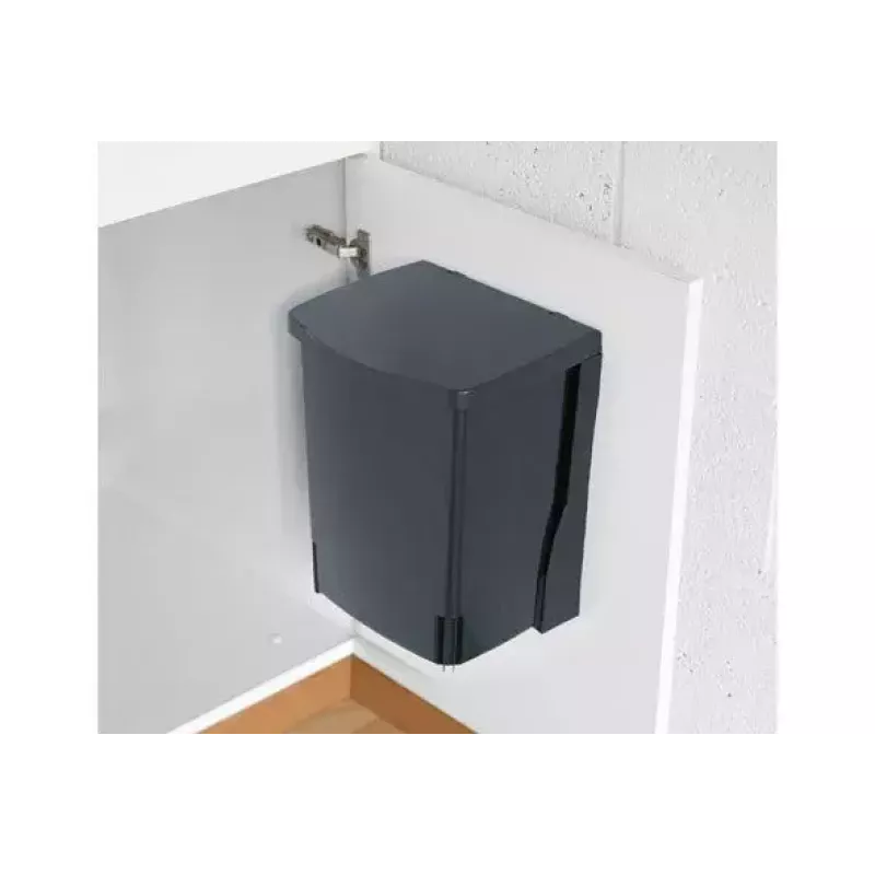 Brabantia 395246 įmontuojama šiukšlių dėžė, 10 L, juoda