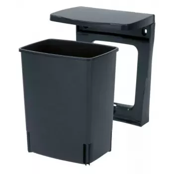 Brabantia 395246 įmontuojama šiukšlių dėžė, 10 L, juoda