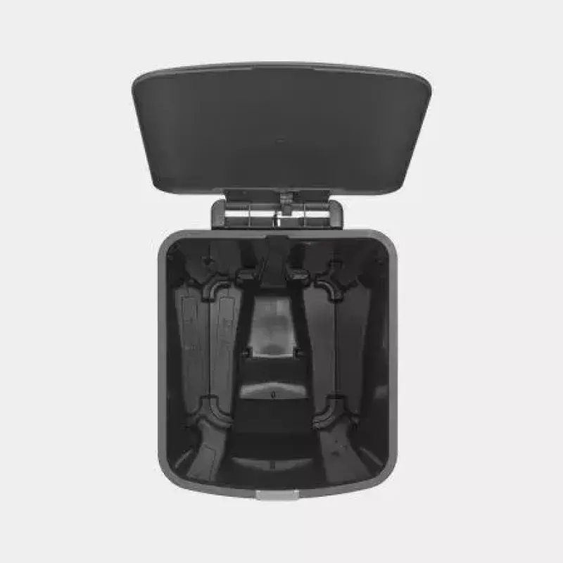 Brabantia šiukšlių dėžė 40L kampinė pilka 800023