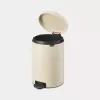 Brabantia NewIcon 20 L apvali smėlio spalvos šiukšliadėžė