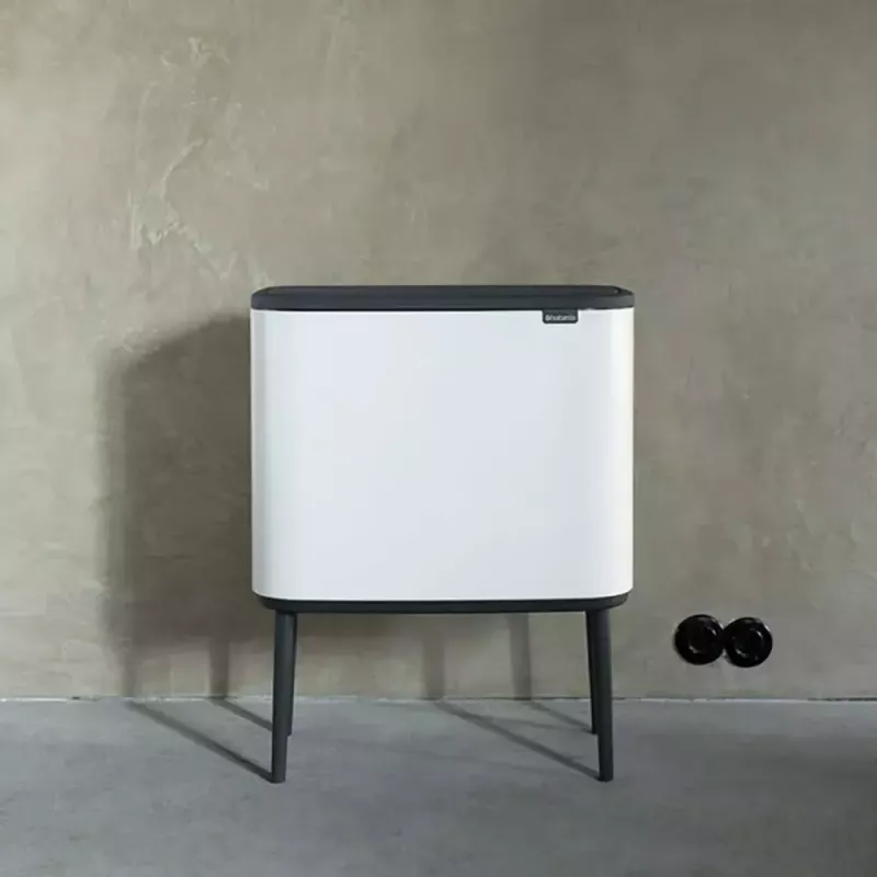 Šiukšlių dėžė Brabantia 313547 34 L stačiakampė plastikinė balta