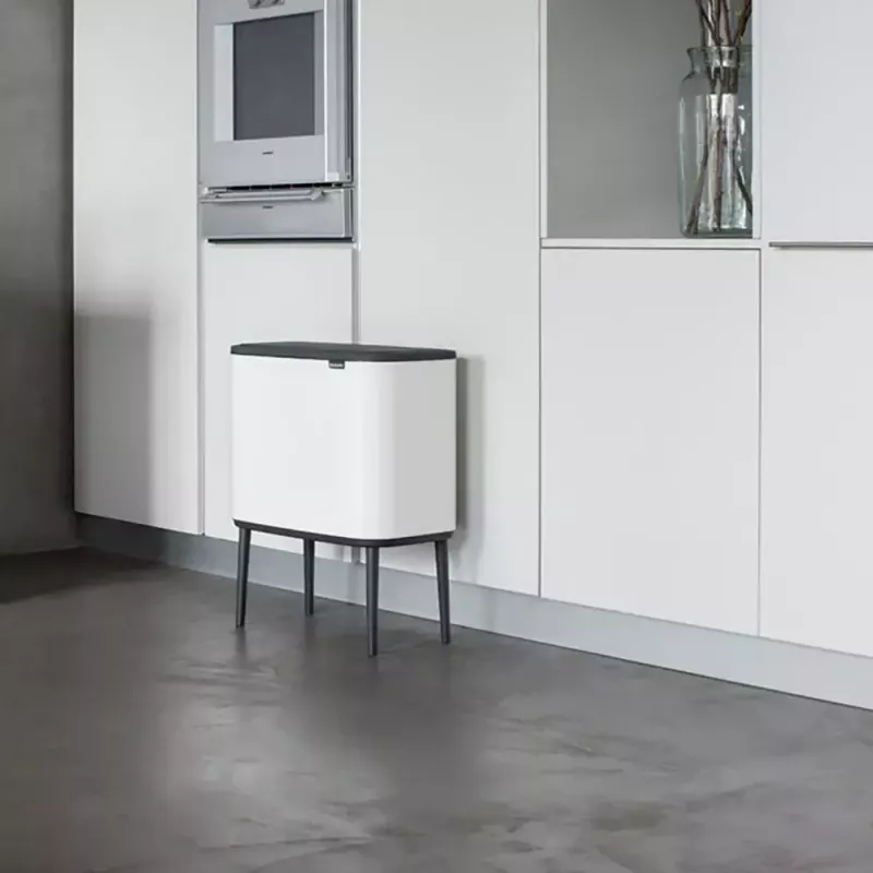 Šiukšlių dėžė Brabantia 313547 34 L stačiakampė plastikinė balta
