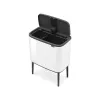 Šiukšlių dėžė Brabantia 313547 34 L stačiakampė plastikinė balta