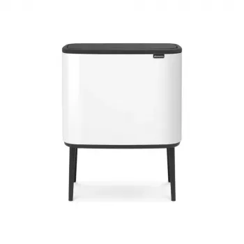 Šiukšlių dėžė Brabantia 313547 34 L stačiakampė plastikinė balta
