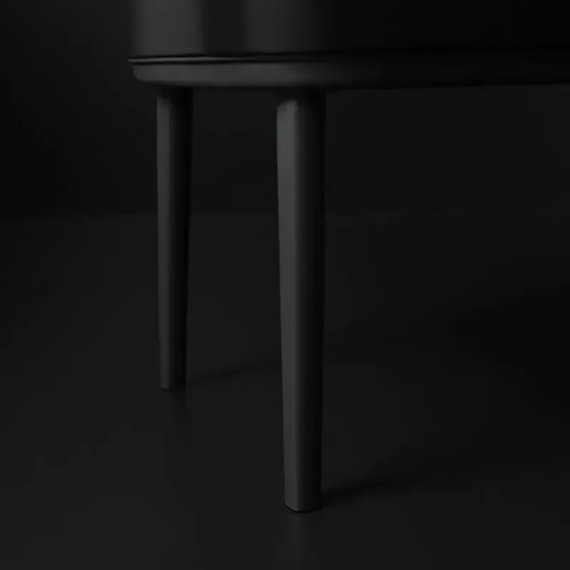Šiukšliadėžė Brabantia 316067 33L stačiakampė nerūdijančio plieno juoda
