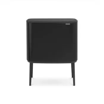 Šiukšliadėžė Brabantia 316067 33L stačiakampė nerūdijančio plieno juoda
