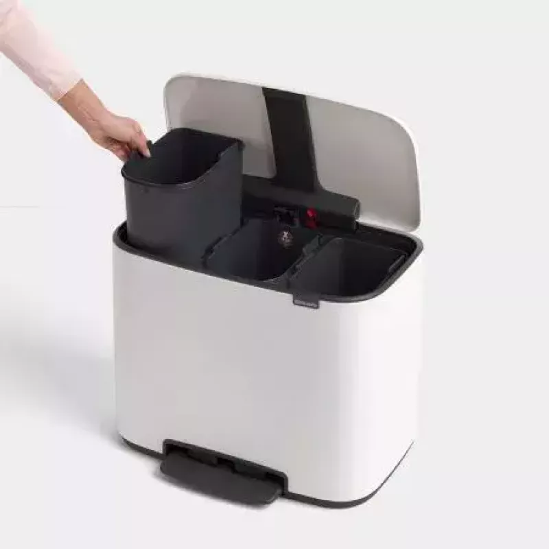 Brabantia 121005 stačiakampis šiukšlių konteineris, plotis 540 mm, gylis 363 mm, aukštis 440 mm