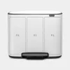 Brabantia 121005 stačiakampis šiukšlių konteineris, plotis 540 mm, gylis 363 mm, aukštis 440 mm