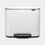 Brabantia 121005 stačiakampis šiukšlių konteineris, plotis 540 mm, gylis 363 mm, aukštis 440 mm