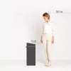 Brabantia Touch Bin Oval Steel 100680 dviejų skyrių šiukšliadėžė 23+10 l