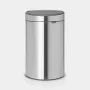 Brabantia Touch Bin Oval Steel 100680 dviejų skyrių šiukšliadėžė 23+10 l