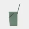 Brabantia 129827 16L stačiakampė plastikinė šiukšliadėžė žalia