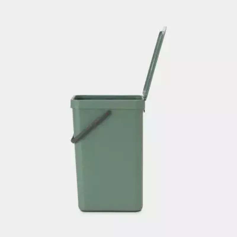Brabantia 129827 16L stačiakampė plastikinė šiukšliadėžė žalia