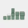Brabantia 129827 16L stačiakampė plastikinė šiukšliadėžė žalia