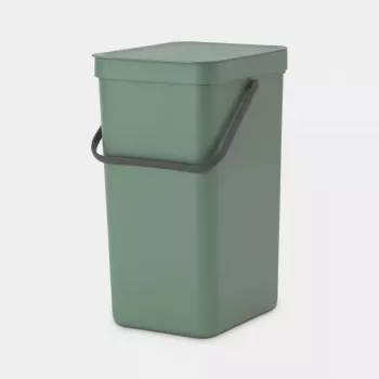 Brabantia 129827 16L stačiakampė plastikinė šiukšliadėžė žalia
