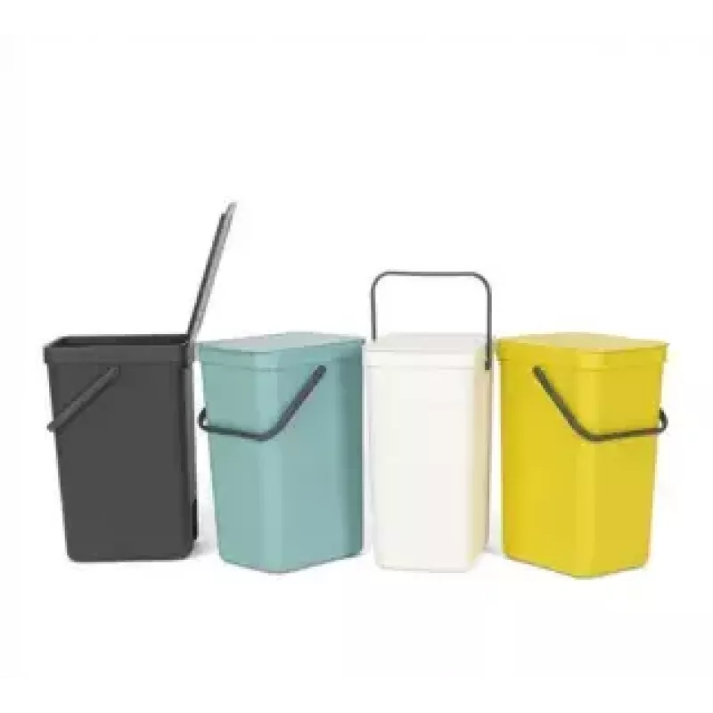 Šiukšliadėžė Brabantia 109966 16L stačiakampė pilka