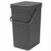 Šiukšliadėžė Brabantia 109966 16L stačiakampė pilka