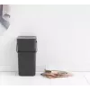 Šiukšliadėžė Brabantia 109966 16L stačiakampė pilka